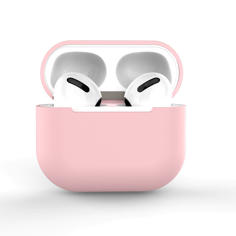 AirPods Pro vāciņš silikona mīksts ausu vāciņš rozā (C)