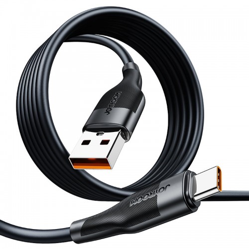 USB kabelis Joyroom S-1060M12 melns Type-C 100cm (līdz 6A)