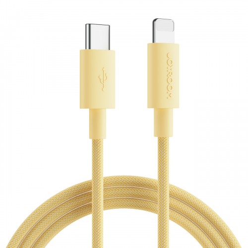USB kabelis Joyroom S-2024M13 dzeltens Type-C / Lightning 200cm (līdz 20W)
