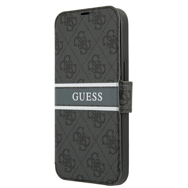 Guess GUBKP13L4GDGR atvāžamais maciņš iPhone 13 Pro / 13 6,1" 4G Stripe – pelēks