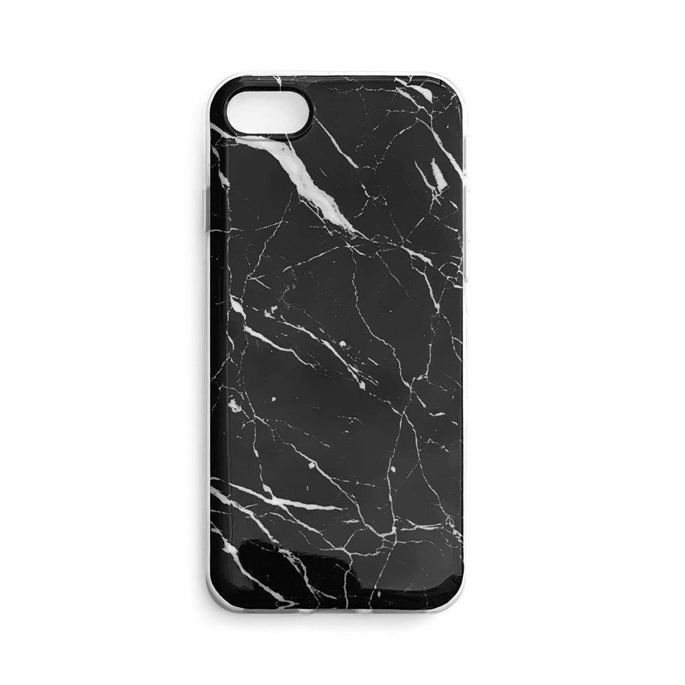 Wozinsky Marble gels apvalks marmora Samsung Galaxy A03s (166.5) melna