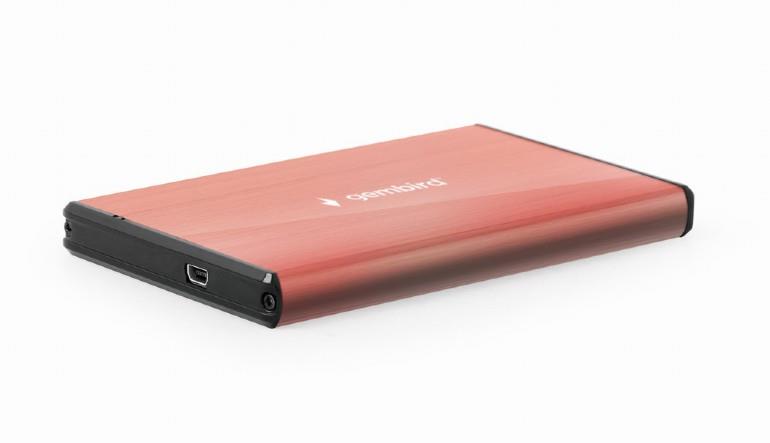 HDD korpuss 2.5" USB3 rozā Gembird