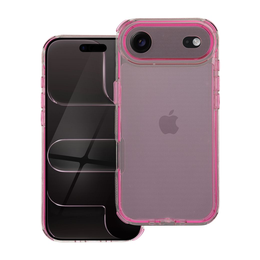 MATRIX CLEAR viedtālruņa apvalks IPHONE 17 Air pūdera rozā