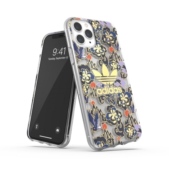 Adidas OR Clear Case CNY AOP maciņš iPhone 11 Pro – zeltains