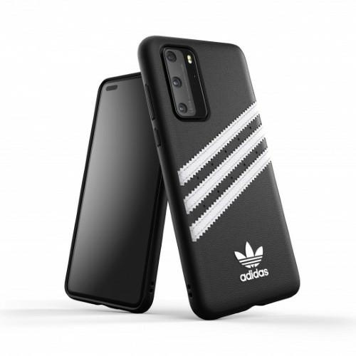 Adidas OR veidots apvalks PU Huawei P40 - melns un balts
