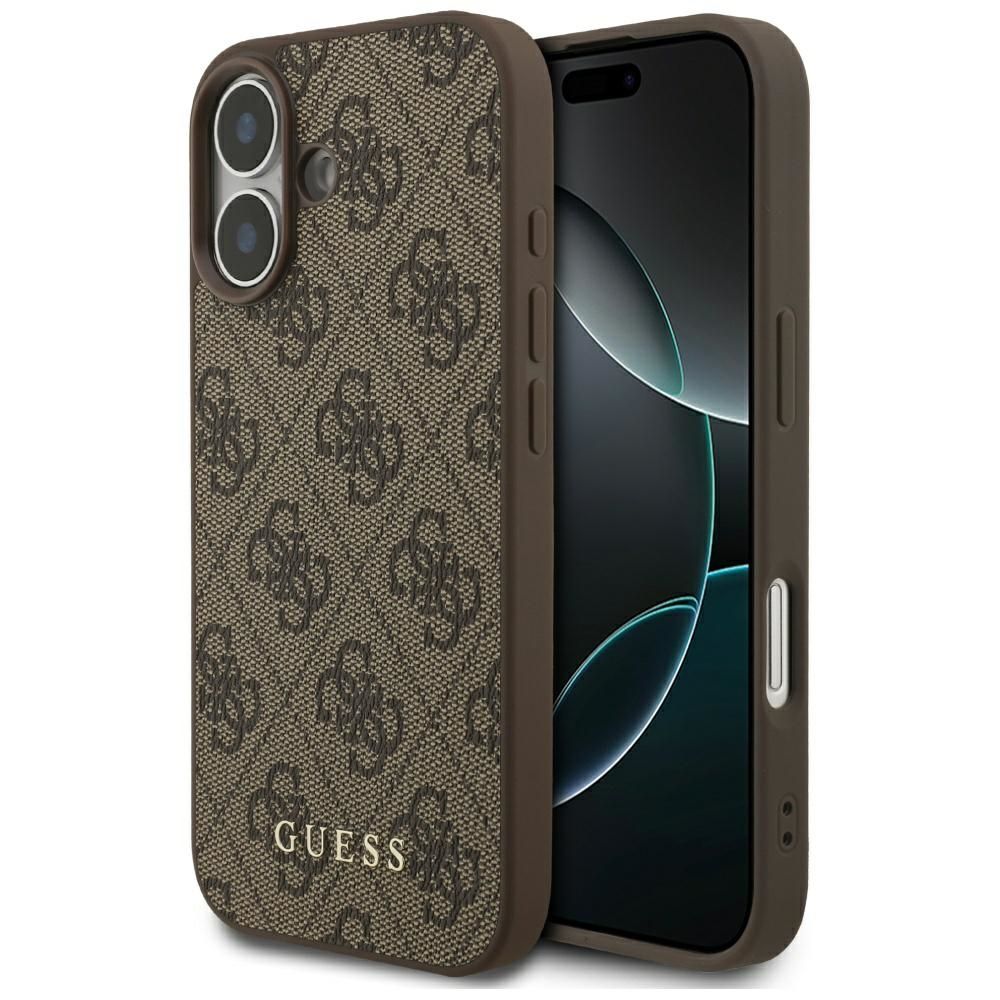 Guess 4G Klasiskais Viedtālruņa apvalks iPhone 17 - brūns