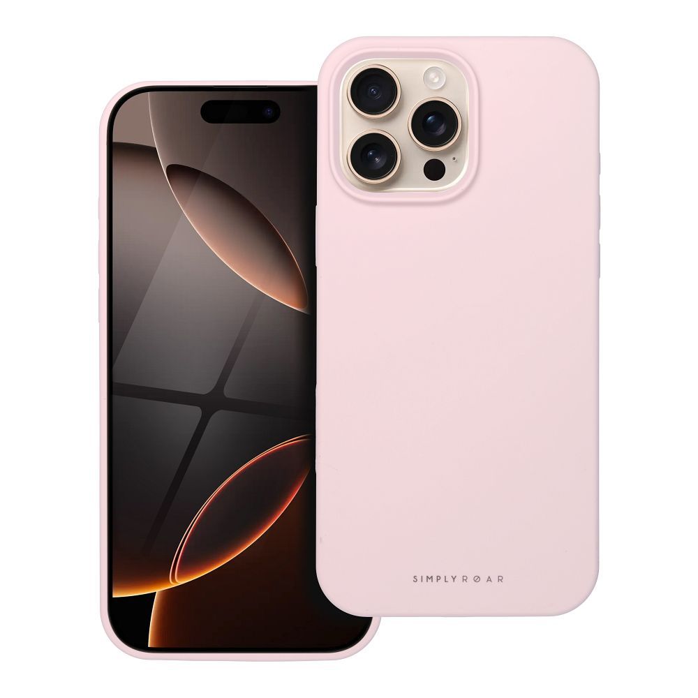 ROAR viedtālruņa apvalks CLOUD SKIN IPHONE 16 Pro Max gaiši rozā