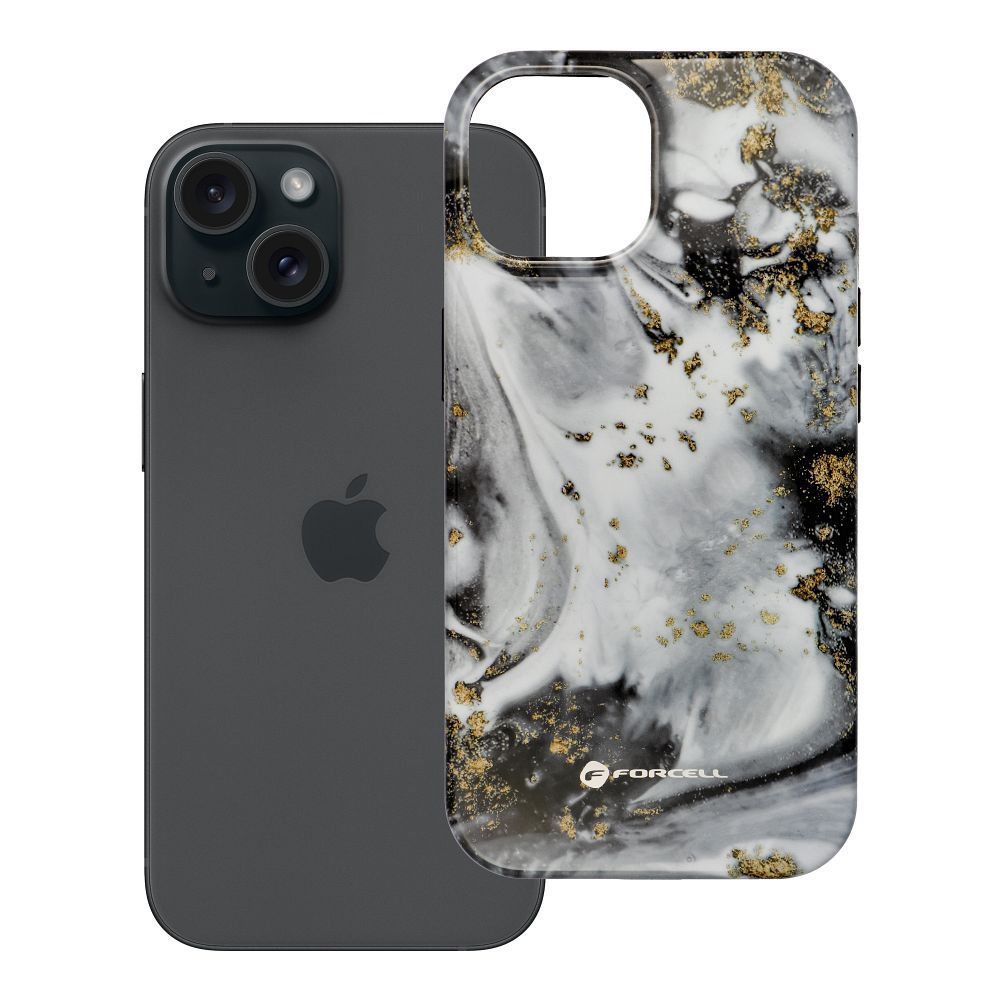 FORCELL F-PROTECT Mirage, militāri pārbaudīts apvalks ar MagSafe, saderīgs ar IPHONE 15 sudraba migla