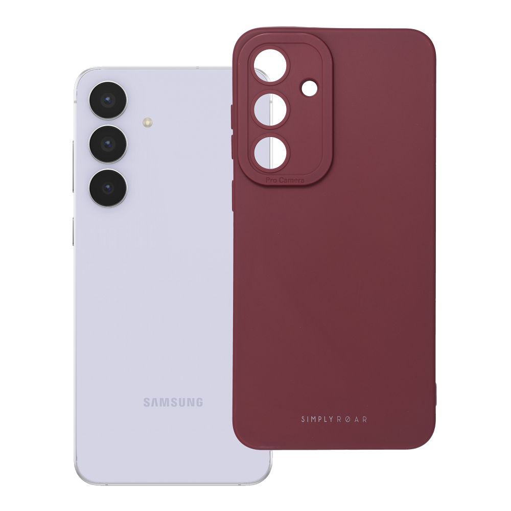 ROAR LUNA viedtālruņa apvalks SAMSUNG S25 FE sarkans