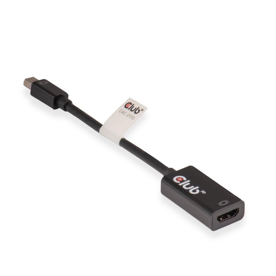 I/O ADAPTERIS MINI DP UZ HDMI/M/F CAC-2170 CLUB3D