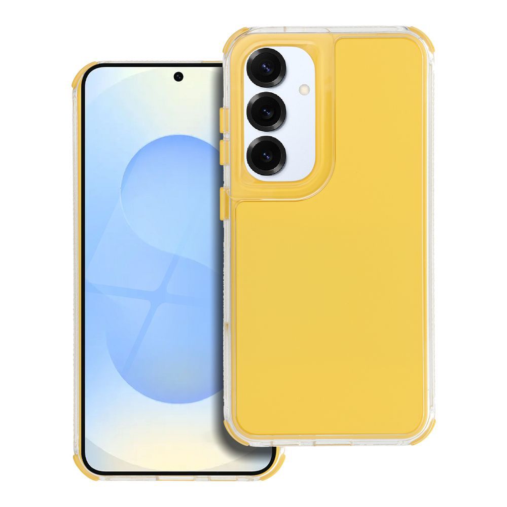 MATRIX viedtālruņa apvalks SAMSUNG S25 dzeltens