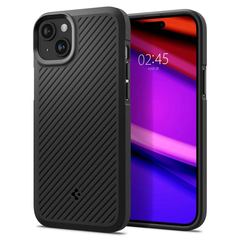Spigen Core Armor viedtālruņa apvalks iPhone 15 Plus - matēts melns