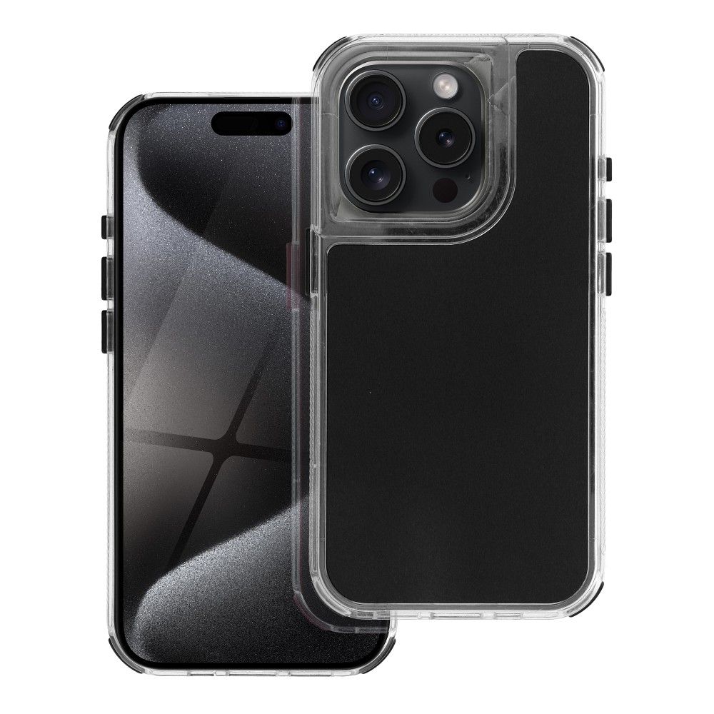 MATRIX viedtālruņa apvalks IPHONE 12 / 12 Pro melns