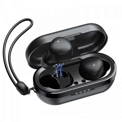 Bluetooth brīvroku ierīce Joyroom JR-TL1 Pro melna (Bluetooth 5.1 / ūdensizturīga IPX7)