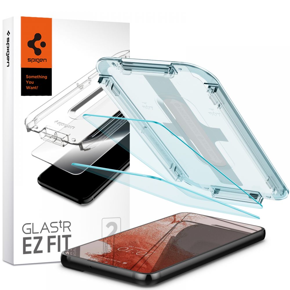 Spigen Glas.tR EZ Fit Закалённое стекло для Samsung Galaxy S22 - 2 шт