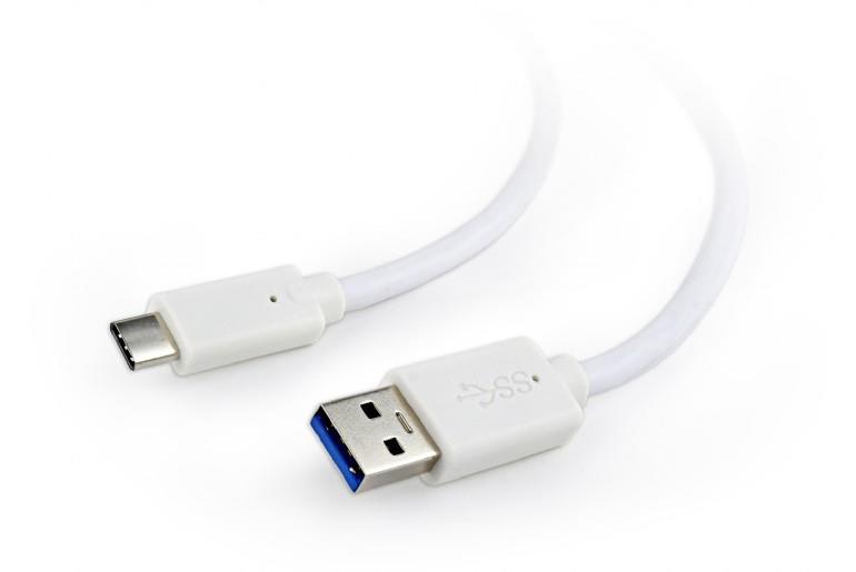 GEMBIRD USB-C uz USB 3.0 Kabelis 3M balts CCP-USB3-AMCM-W-10