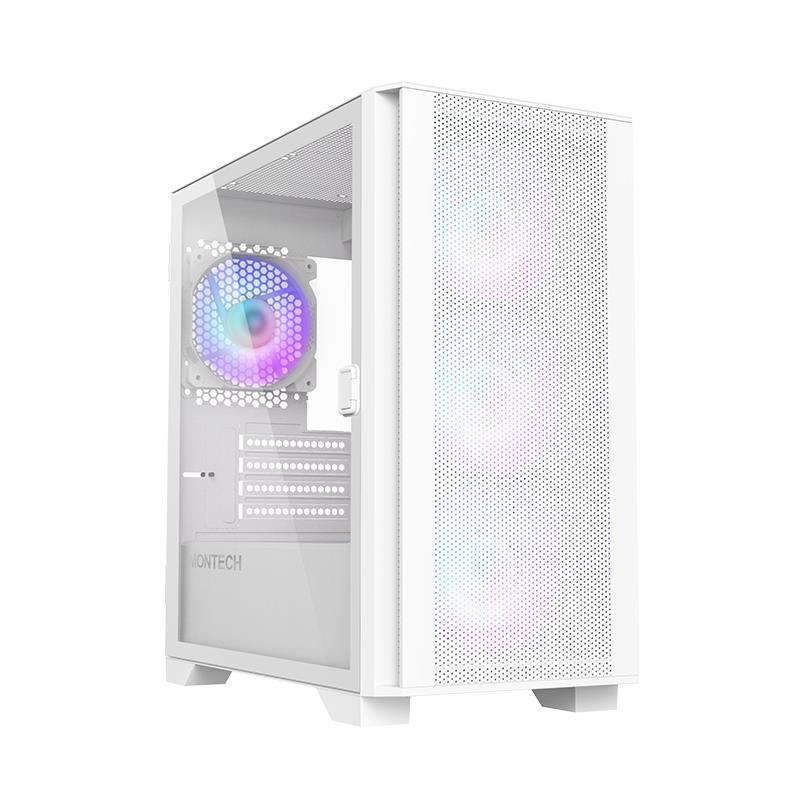Datora korpuss Montech Air 100 ARGB MidiTower balts