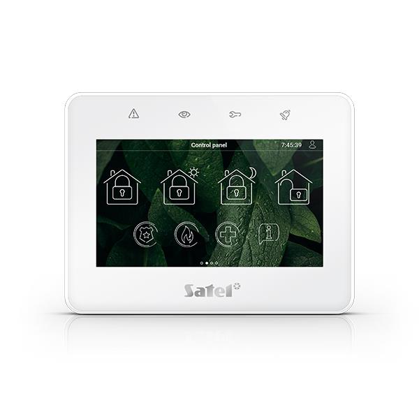 Satel Integra INT-TSG2R-W skārienjūtīgā tastatūra balta