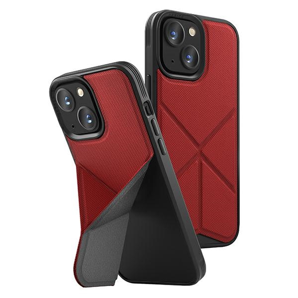 Uniq Transforma Magnētiskais apvalks iPhone 13 - sarkans