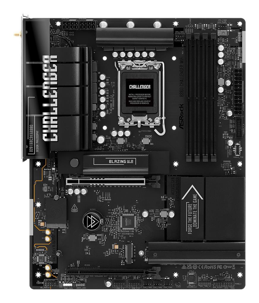 Pamatplate ASRock Intel B860 LGA1851 ATX DDR5 Wi-Fi B860 Challenger WiFi