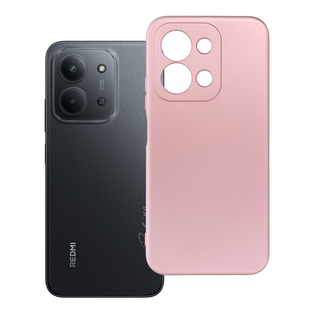 Metālisks viedtālruņa apvalks XIAOMI Redmi 15C (m) - rozā