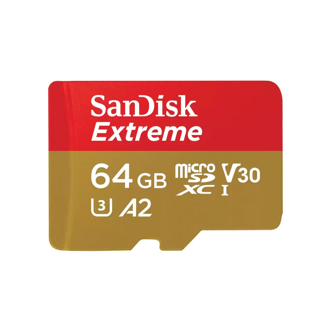 SanDisk atmiņas karte microSD UHS-I 64GB SDSQXAH-064G-GN6MA