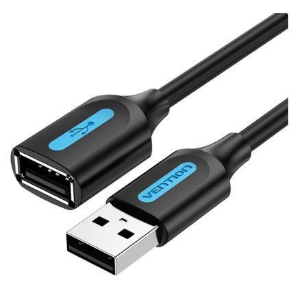 Pagarinājuma kabelis USB 2.0 tēviņš uz mātīti Vention CBIBJ 5m melns