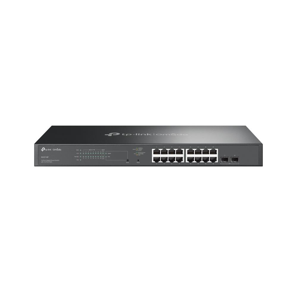 Komutators TP-LINK JetStream TL-SG2218P L2 16 portu PoE+ 150W 2xSFP