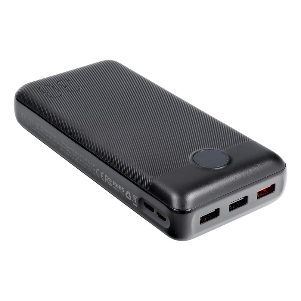 Powerbank Veger L30 (W3008PD) PD QC3.0 3A 20W 30000 mAh черный