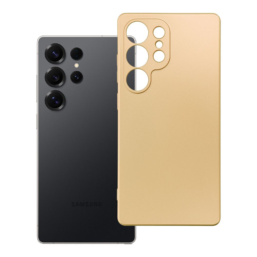 METALLIC viedtālruņa apvalks SAMSUNG S25 Ultra zelta