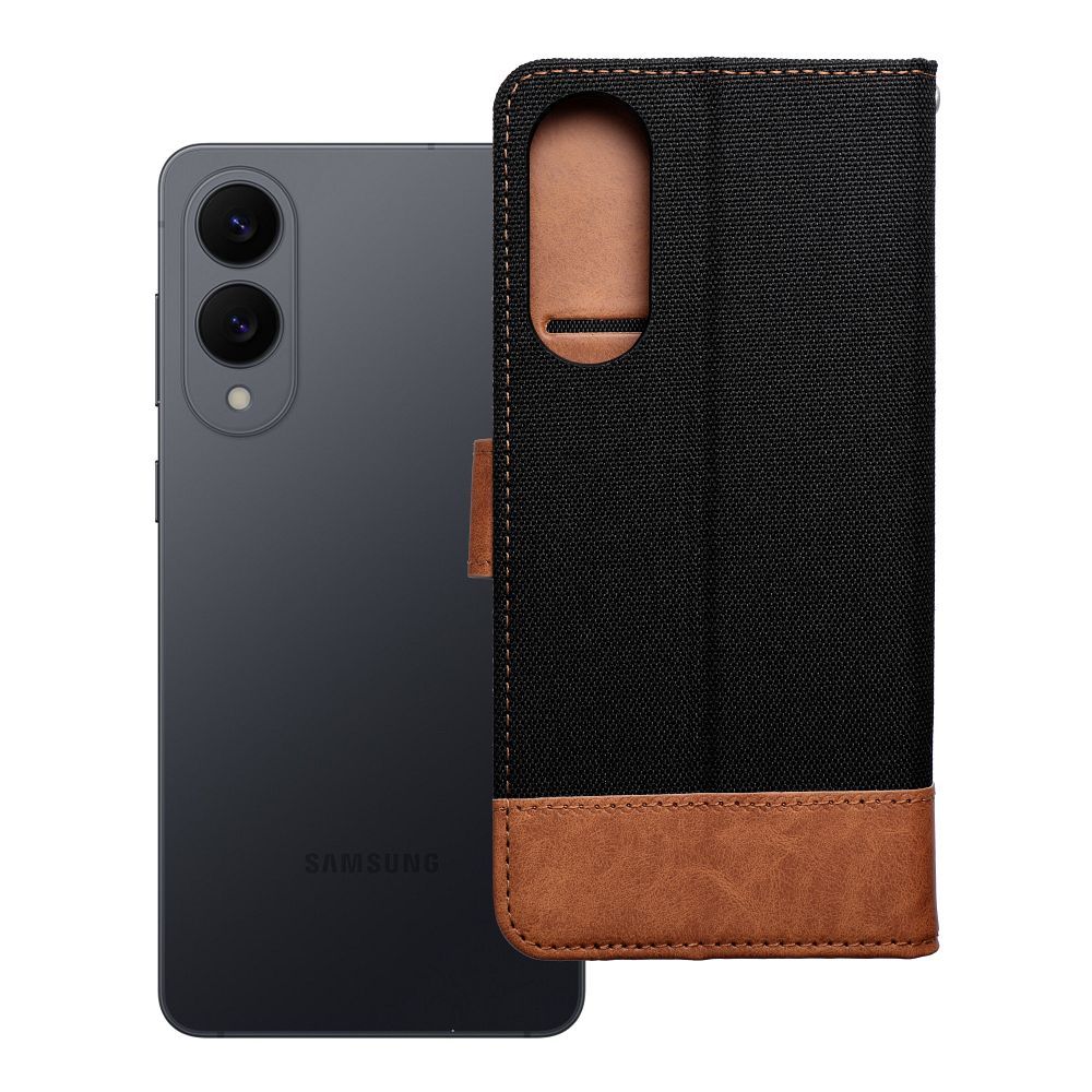 JEANS Book viedtālruņa apvalks SAMSUNG S25 Edge melns