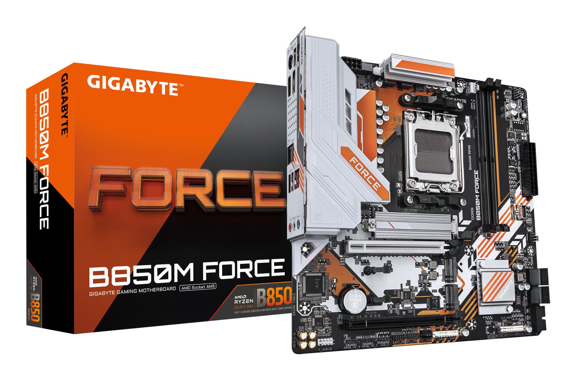 Mātesplate Gigabyte B850M Force AMD B850 AM5 Micro-ATX DDR5 2x Slots