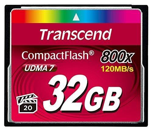 CompactFlash atmiņas karte TRANSCEND 32GB 800X