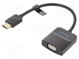 Pārveidotājs HDMI uz VGA 0.15m Vention