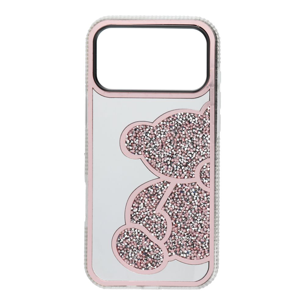 Чехол для iPhone 17 PRO MAX Teddy Bear розовый