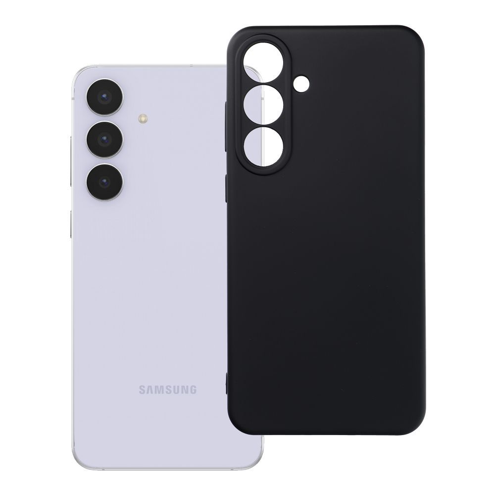 SILICONE viedtālruņa apvalks SAMSUNG S25 FE melns