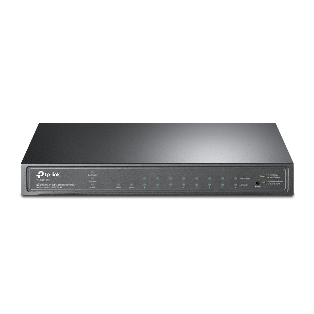 Komutators TP-LINK Omada TL-SG2210P L2 8 porti PoE 2xSFP