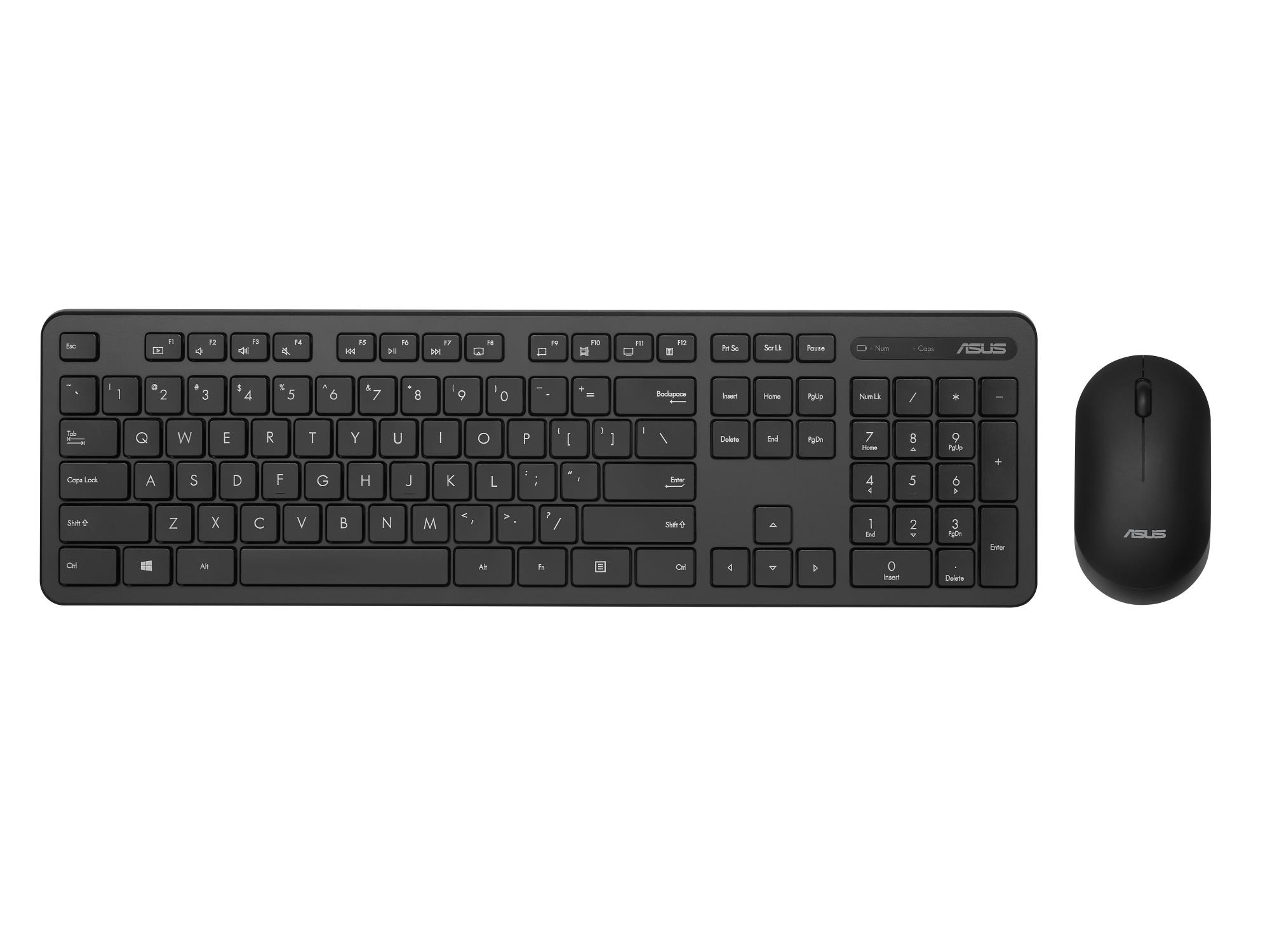 Tastatūra Pele WRL Opt. CW100/BLACK 90XB0700-BKM1F0 Asus
