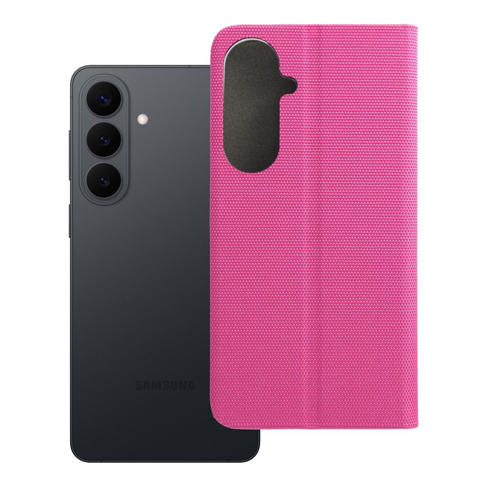 SENSITIVE grāmatas tipa viedtālruņa apvalks SAMSUNG S26 Edge gaiši rozā