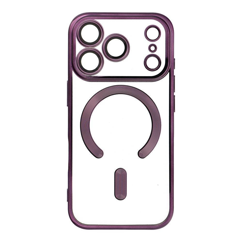 ELECTRO MAG COVER apvalks saderīgs ar Magnētisko IPHONE 17 Pro tumši violeta