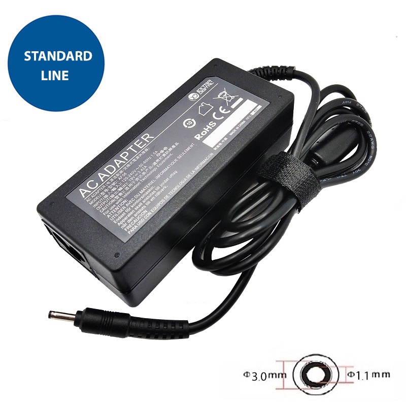 Portatīvā datora barošanas adapteris ACER 65W: 19V, 3.42A