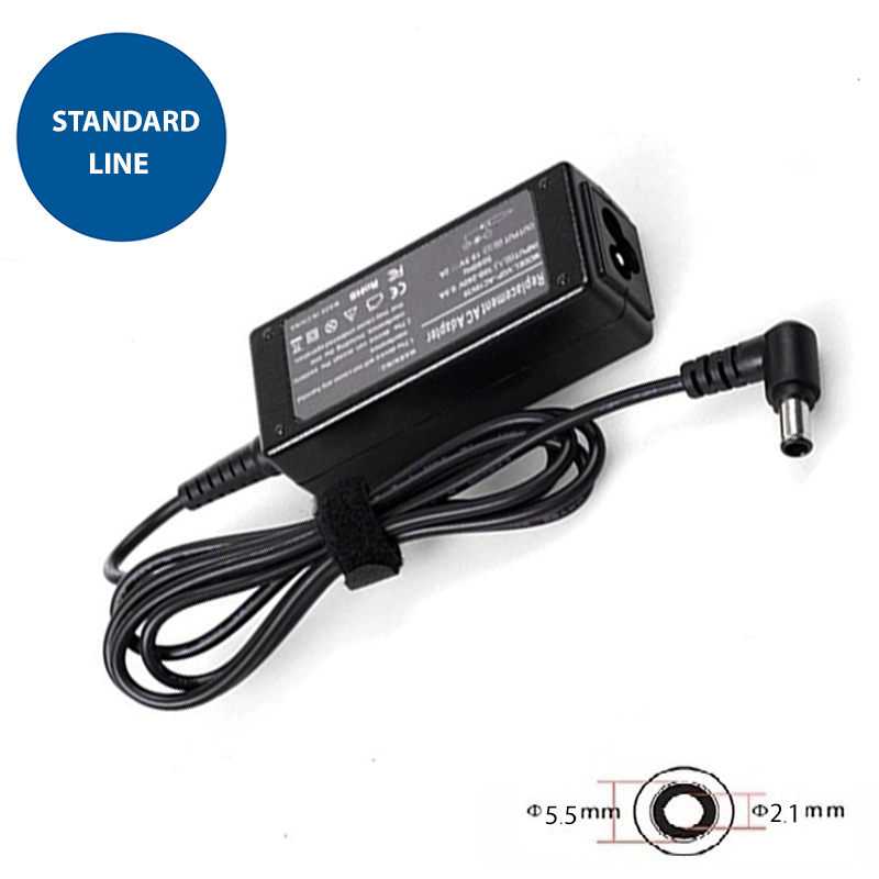 Klēpjdatora barošanas adapteris ACER 65W: 19V, 3.4, 3.42A
