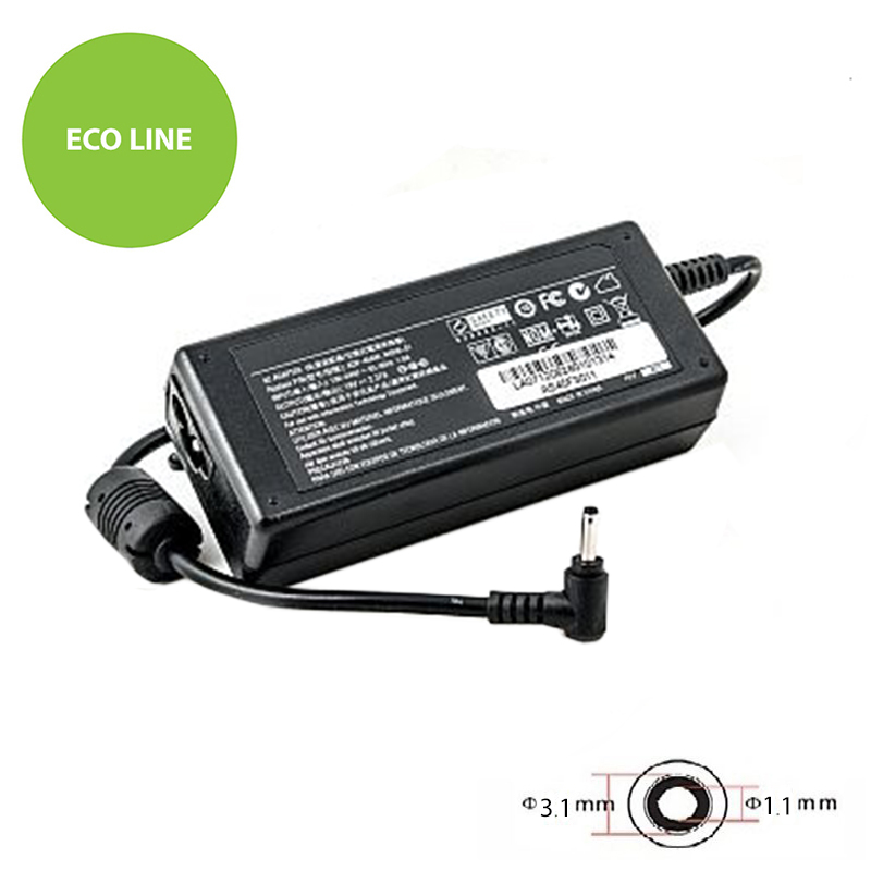 Klēpjdatora barošanas adapteris ASUS 45W: 19V, 2.37A