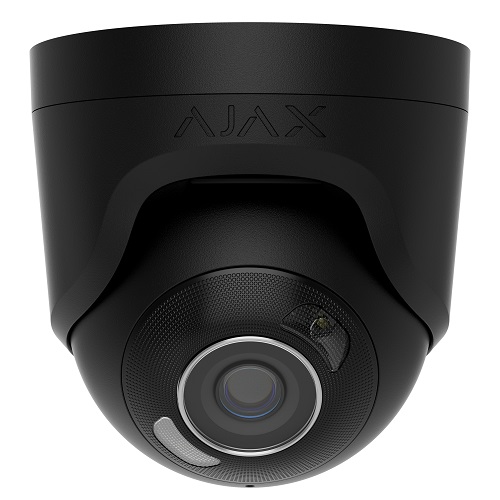 AJAX TurretCam HL IP kamera 8MP 2.8mm (melna)