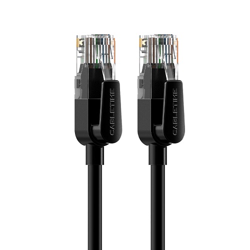 Kabelis Cat6 UTP, 8m, melns
