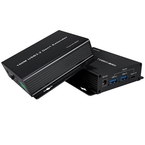 USB3.2 Gen1 pagarinātājs 100m, 2xUSB-A, 2xUSB-C