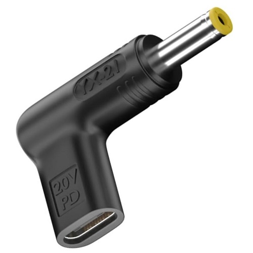 USB Type-C uz DC 5.5x1.7 mm adapteris