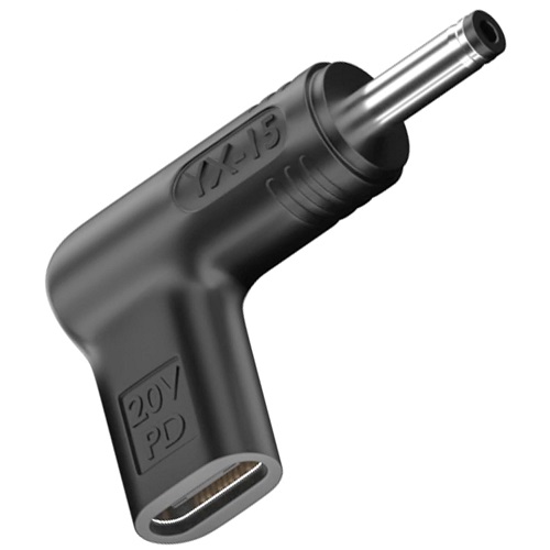 USB Type-C uz DC 4.0x1.35 mm adapteris
