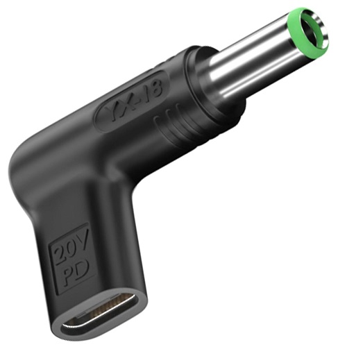 USB Type-C uz DC 6.3x3.0 mm adapteris