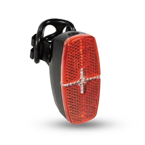 Задний велосипедный фонарь LED, 2xAAA, IPX5